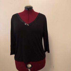 Semi-Dressy  Black Top